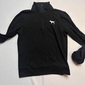 Victorias secret pink black zip